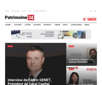 Patrimoine24.com(Toute l'actualité de la Gestion de Patrimoine) Screenshot