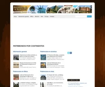 Patrimoniosdelahumanidad.com(Patrimonios de la Humanidad) Screenshot