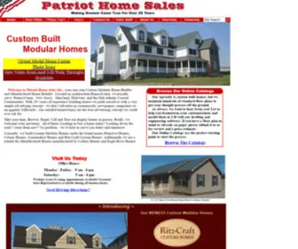 Patriot-Home-Sales.com(Patriot Home Sales) Screenshot