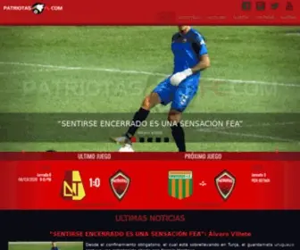 Patriotasfc.com(Noticias) Screenshot