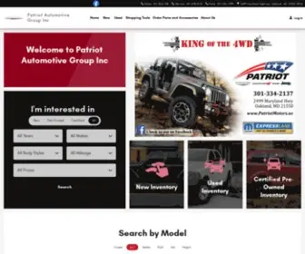 Patriotchryslerdodgejeep.com(Patriot Automotive Group Inc) Screenshot