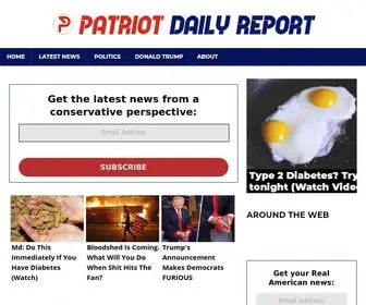 Patriotdailyreport.com(Patriot Daily Report) Screenshot