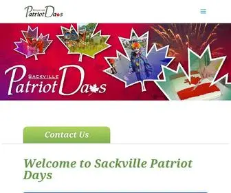 Patriotdays.ca(Patriot Days) Screenshot