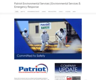 Patriotenvironmental.com(Patriot Environmental Services) Screenshot