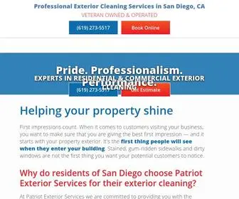 Patriotexteriorservices.com(Patriot Exterior Services) Screenshot