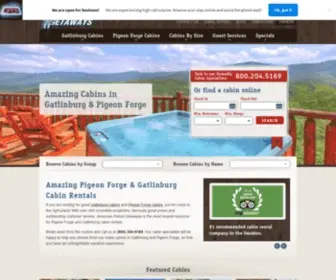 Patriotgetaways.com(Gatlinburg Cabin Rentals) Screenshot