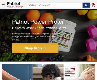 Patriothealthstore.com(Patriot Health Alliance) Screenshot