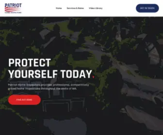 Patriothomeinspectors.com(Patriot Home Inspectors) Screenshot