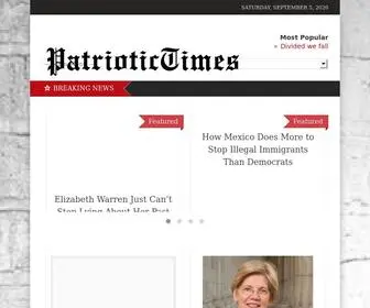 Patriotictimes.com(Patriotictimes) Screenshot