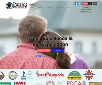 Patriotpaintinginc.com(Denver's Most Awarded Painting Company) Screenshot