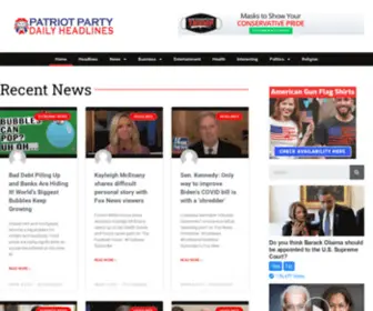 Patriotpartyheadlines.com(Patriotpartyheadlines) Screenshot