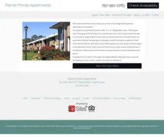 Patriotpointeapartments.com(patriotpointeapartments) Screenshot