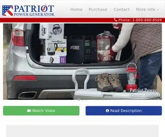 Patriotpowergenerator.com(We Champion Freedom and Self) Screenshot