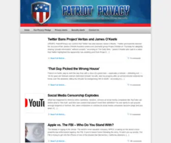 Patriotprivacy1.com(Patriot Privacy) Screenshot