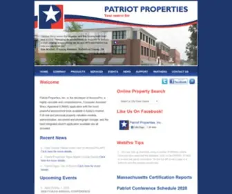 Patriotproperties.com(Patriot properties) Screenshot