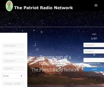 Patriotradio.net(The Patriot Radio Network) Screenshot