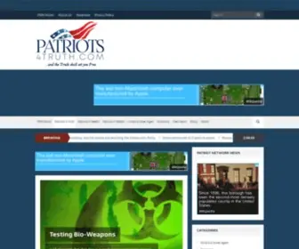 Patriots4Truth.com(Patriots 4 Truth) Screenshot