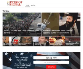 Patriotsignal.com(Patriot Signal) Screenshot