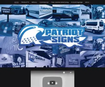 Patriotsignshop.com(Patriot Signs) Screenshot