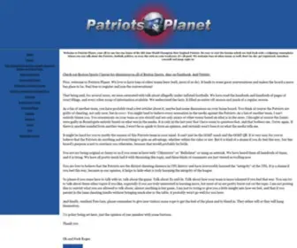 Patriotsplanet.net(Patriots Planet Forums and Message Board) Screenshot