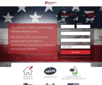 Patriotswitch.com(Patriot Switch) Screenshot