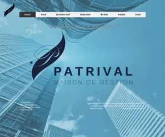 Patrival.fr(Société indépendante de gestion de patrimoine financier) Screenshot