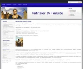 Patrizier4-Fansite.de(Patrizier4 Fansite) Screenshot