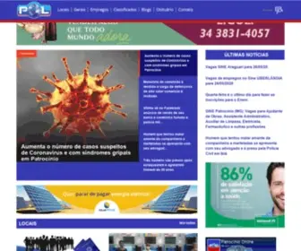 Patrocinioonline.com.br(Patrocínio Online) Screenshot