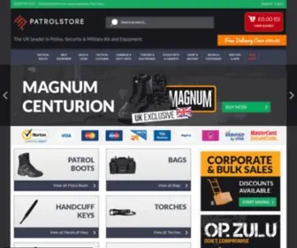 Patrolstore.com(Patrol Store) Screenshot