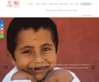 Patronatoproninos.org(Patronato Pro Niños) Screenshot