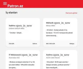 Patron.az(Azərbaycanda vakansiya 2020 &) Screenshot