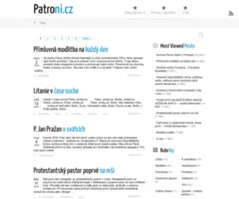 Patroni.cz(Patroni) Screenshot