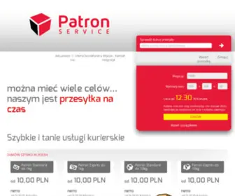 Patronservice.pl(Usługi kurierskie – szybkie i tanie przesyłki) Screenshot