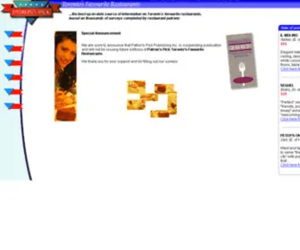 Patronspick.com(Patron's Pick) Screenshot
