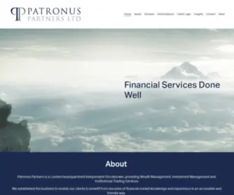 Patronuspartners.com(Patronus Partners) Screenshot