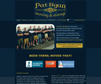 Patryanmoving.com(Pat Ryan Moving and Storage) Screenshot