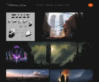 Patrykolas.com(Concept Artist) Screenshot