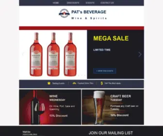 Patsbeverageshop.com(Reconnect Your Domain) Screenshot