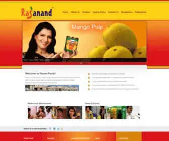 Patsonfoods.com(Patson Foods (India) Private Limited) Screenshot