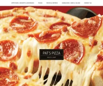 Patspizzasouthloop.com(South Loop) Screenshot