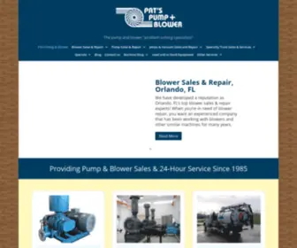 Patspump.com(Pump & Blower Sales & 24) Screenshot