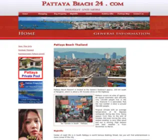 Pattayabeach24.com(Pattaya Beach) Screenshot