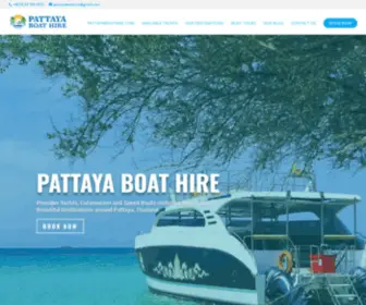Pattayaboathire.com(Pattaya Boat Hire) Screenshot