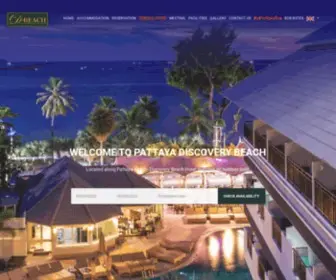 Pattayadiscoverybeach.com(Pattaya Discovery Beach Hotel) Screenshot