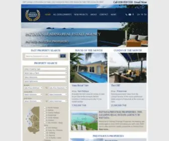 Pattayaprestigeproperties.com(Pattaya Property Pattaya house and condo for sale or rent) Screenshot