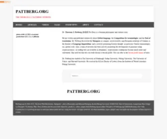 Pattberg.org(The Thorsten J) Screenshot