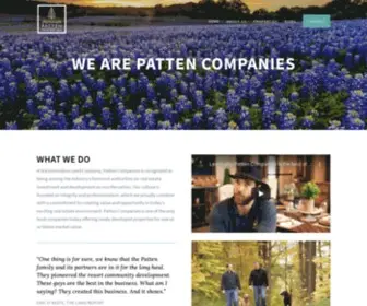 Pattenco.com(About Us) Screenshot