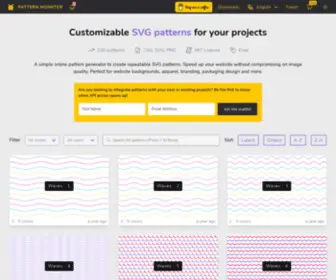 Pattern.monster(Svg patterns) Screenshot