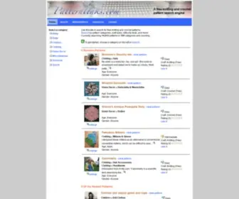Patternlinks.com(Free knitting and crochet patterns) Screenshot