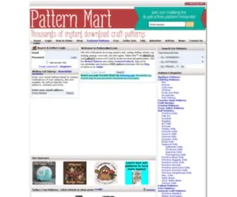 Patternmart.com(The E) Screenshot